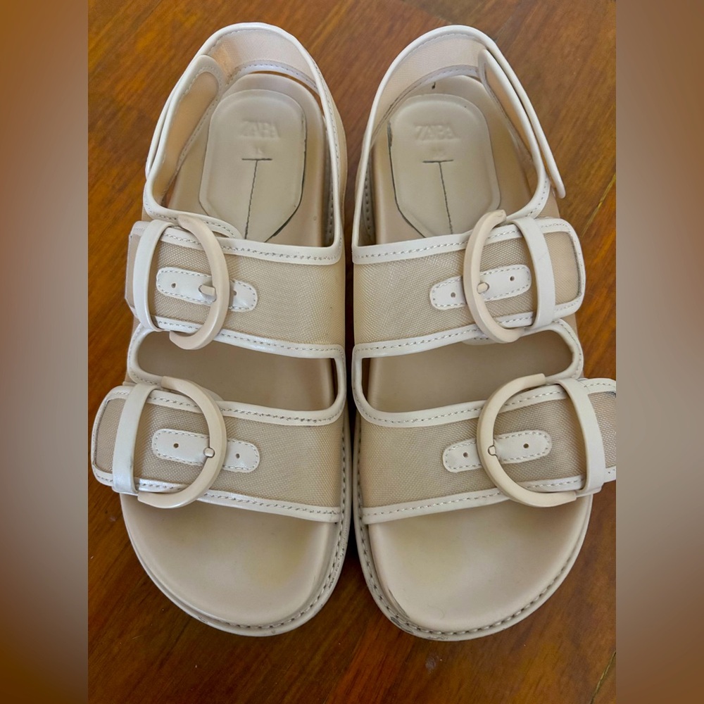 Zara Mesh Sandals